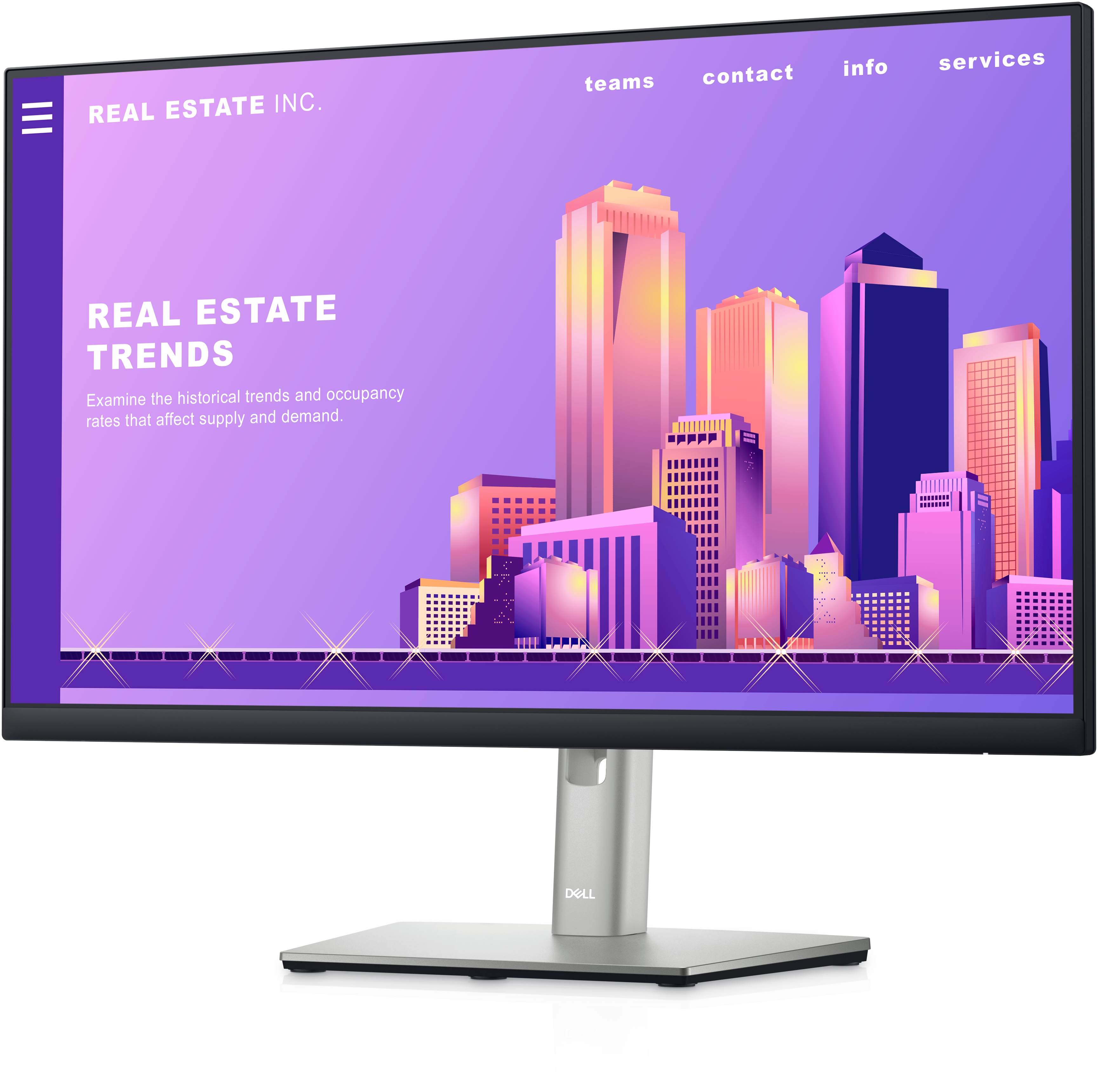 Dell 24 Inch Monitor P2422H Full HD 1080p IPS Technology